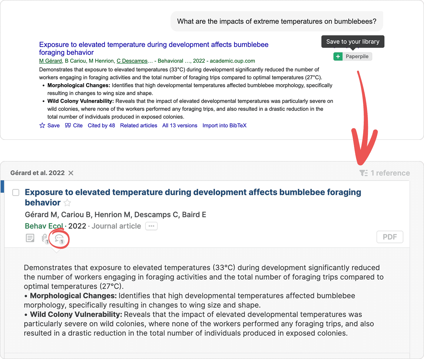 Save AI-generated summary automatically